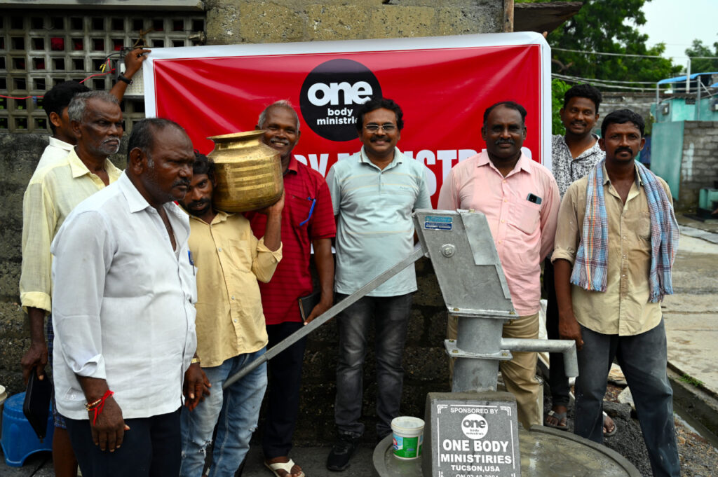 Second Bore Well providing clean water to a remote Indian village